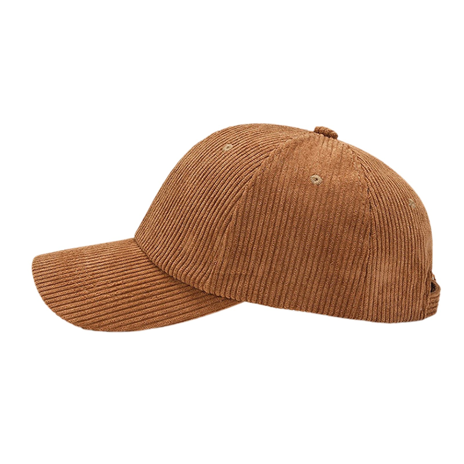 thumbnail image 3 of Gorra de béisbol unisex de pana - Textura suave, visera, correa ajustable - Informal/para actividades al aire libre, 3 of 8